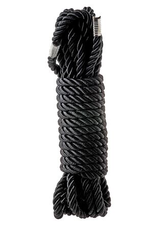 Черная веревка для шибари Deluxe Bondage Rope - 5 м.